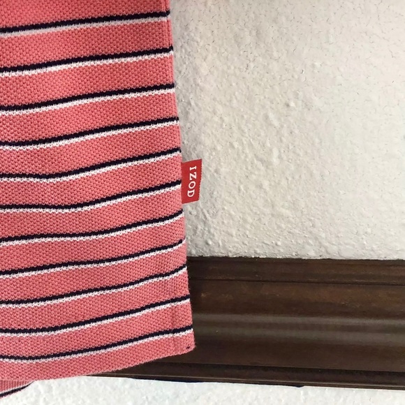 IZOD striped polo shirt size XL - Picture 2 of 5